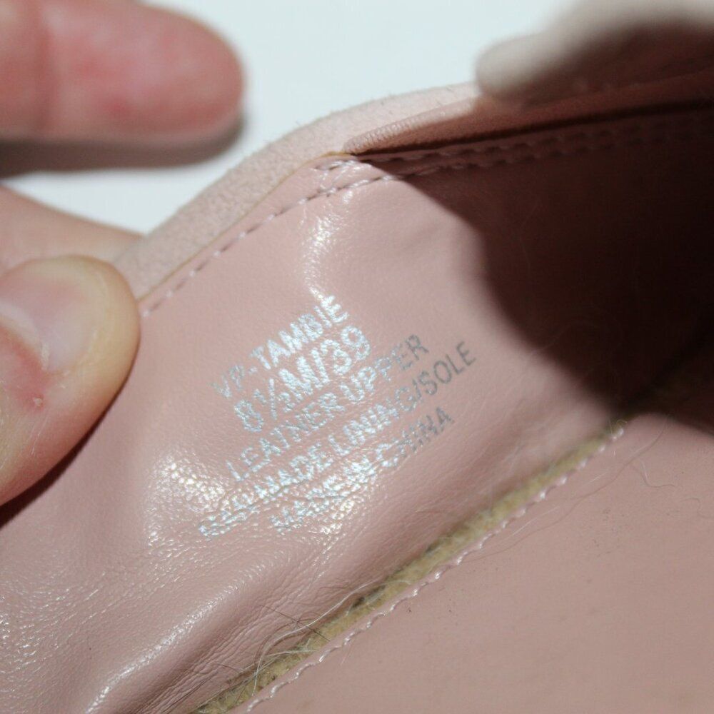 Vince Camuto Pale Pink Suede Espadrille Slip-on Sneakers Size 8.5 - Picture 9 of 9
